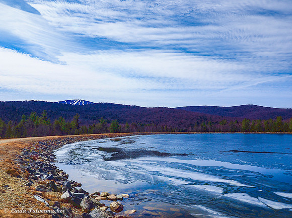 P3130932-Stratton Pond with Stratton Mt. Background