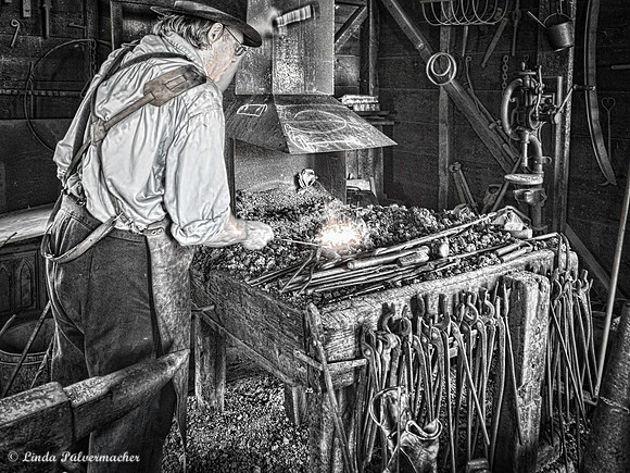 P8100430-Black and White Blacksmith
