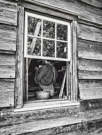 P8100460Through The Window B&W
