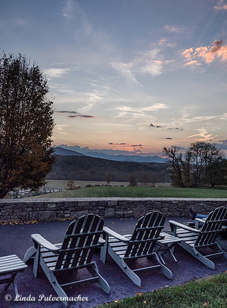 PB021015- Blue Ridge Mountains At Sunset